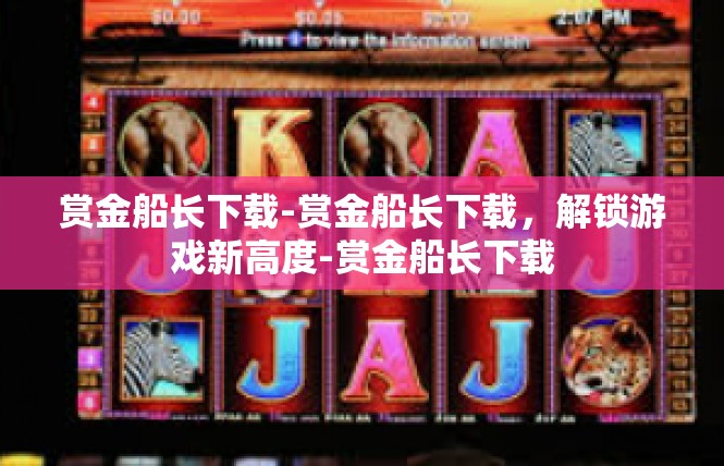 赏金船长下载-赏金船长下载，解锁游戏新高度-赏金船长下载