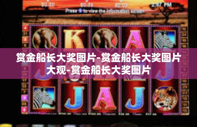 赏金船长大奖图片-赏金船长大奖图片大观-赏金船长大奖图片