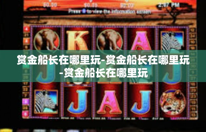 赏金船长在哪里玩-赏金船长在哪里玩-赏金船长在哪里玩