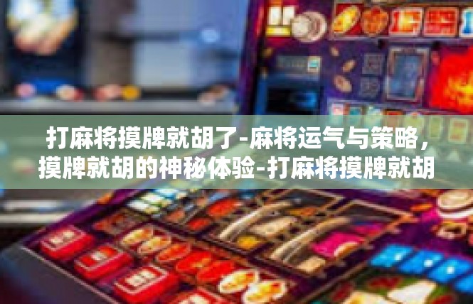 打麻将摸牌就胡了-麻将运气与策略，摸牌就胡的神秘体验-打麻将摸牌就胡了