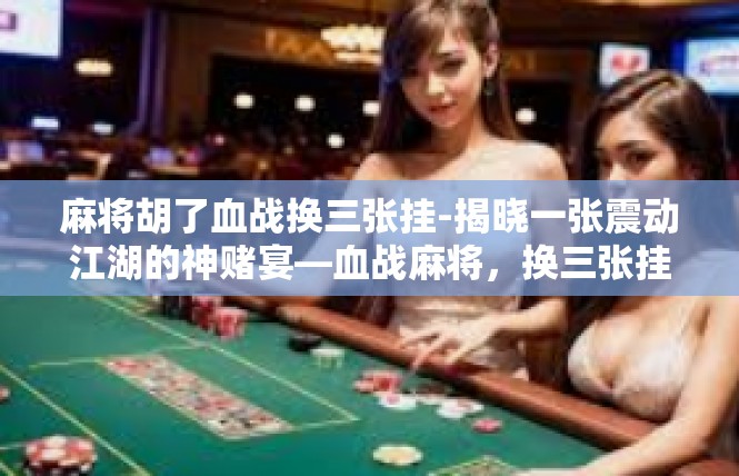麻将胡了血战换三张挂-揭晓一张震动江湖的神赌宴—血战麻将，换三张挂！麻将胡了血战换三张挂