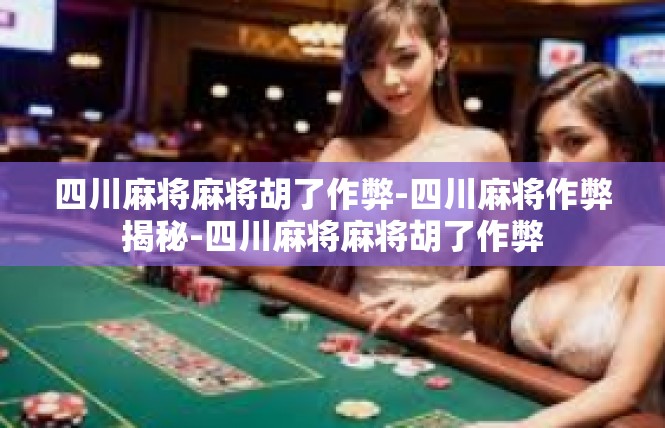 四川麻将麻将胡了作弊-四川麻将作弊揭秘-四川麻将麻将胡了作弊