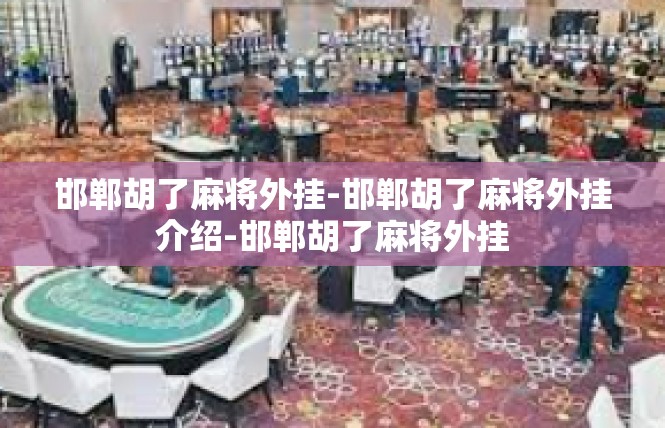 邯郸胡了麻将外挂-邯郸胡了麻将外挂介绍-邯郸胡了麻将外挂