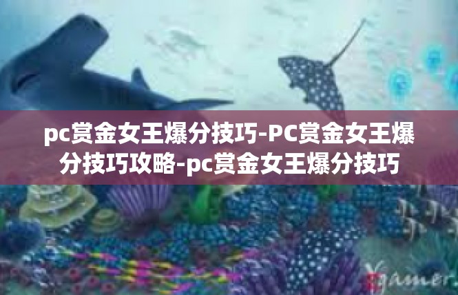 pc赏金女王爆分技巧-PC赏金女王爆分技巧攻略-pc赏金女王爆分技巧