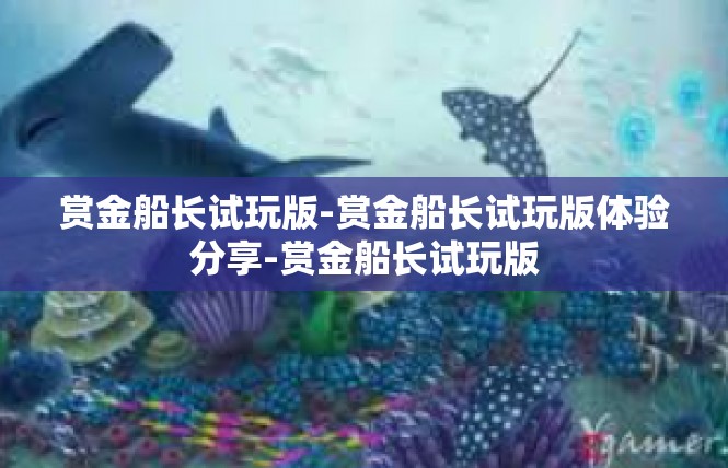 赏金船长试玩版-赏金船长试玩版体验分享-赏金船长试玩版